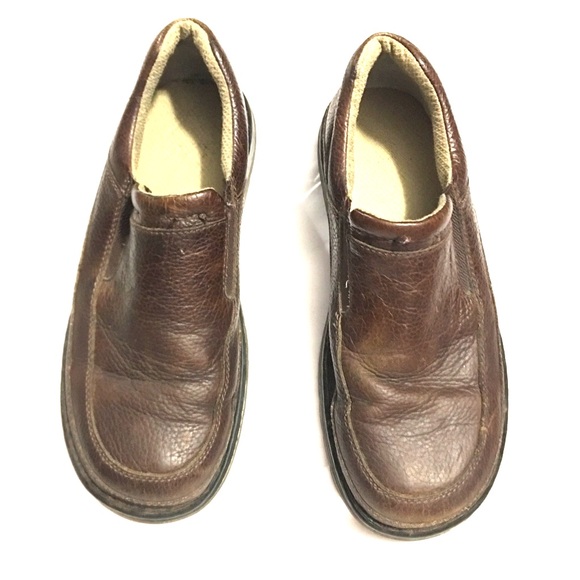 Dr Martens Brown Leather Slip-Ons Shoes main image 4